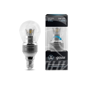  Globe-dim Crystal Clear 5W E14 4100K